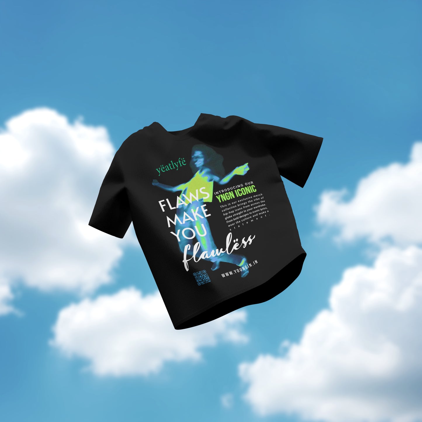 Yeat Flawless | YNGN Iconic | Oversized Short-sleeve T-shirt