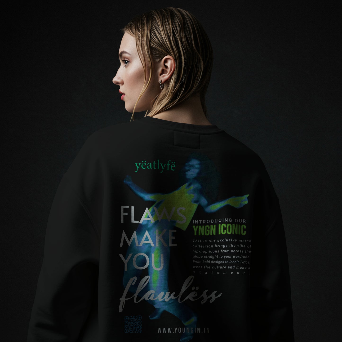 Yeat Flawless | YNGN Iconic | Oversized Short-sleeve T-shirt