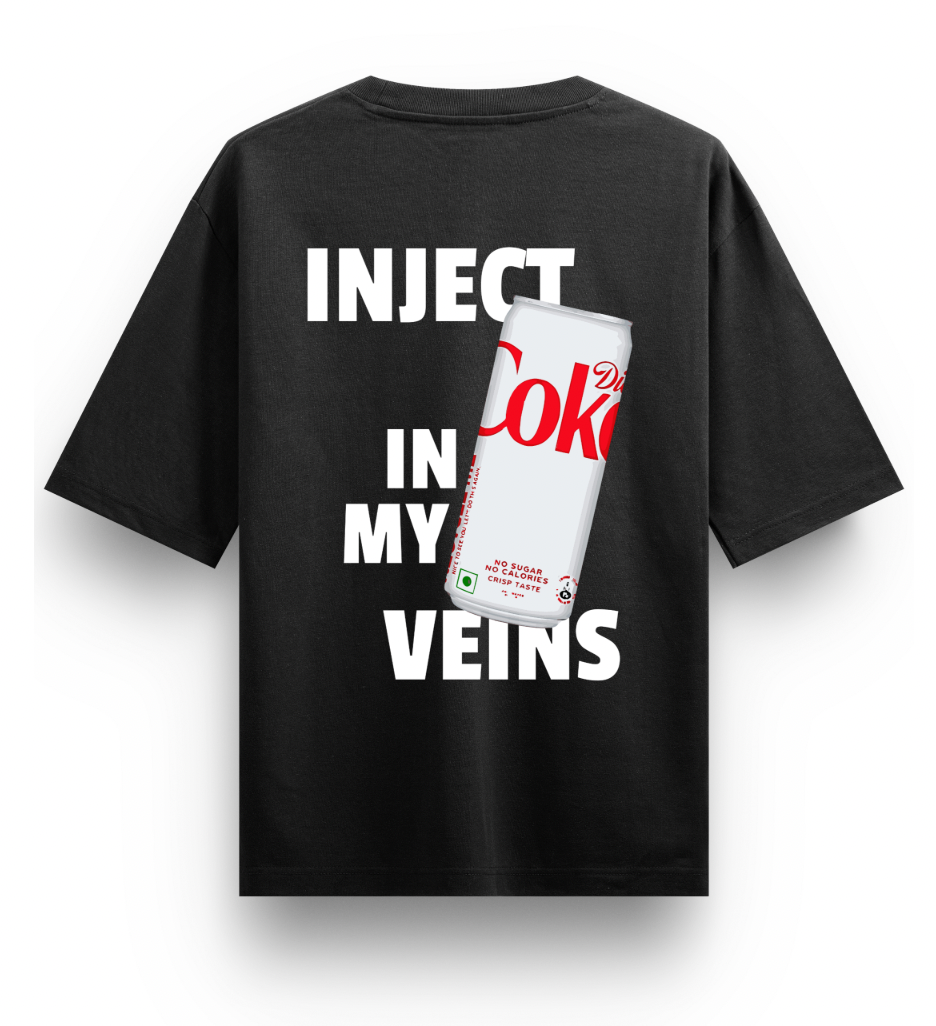 Diet Coke | YNGN Bold | Short Sleeve Oversized T-shirt