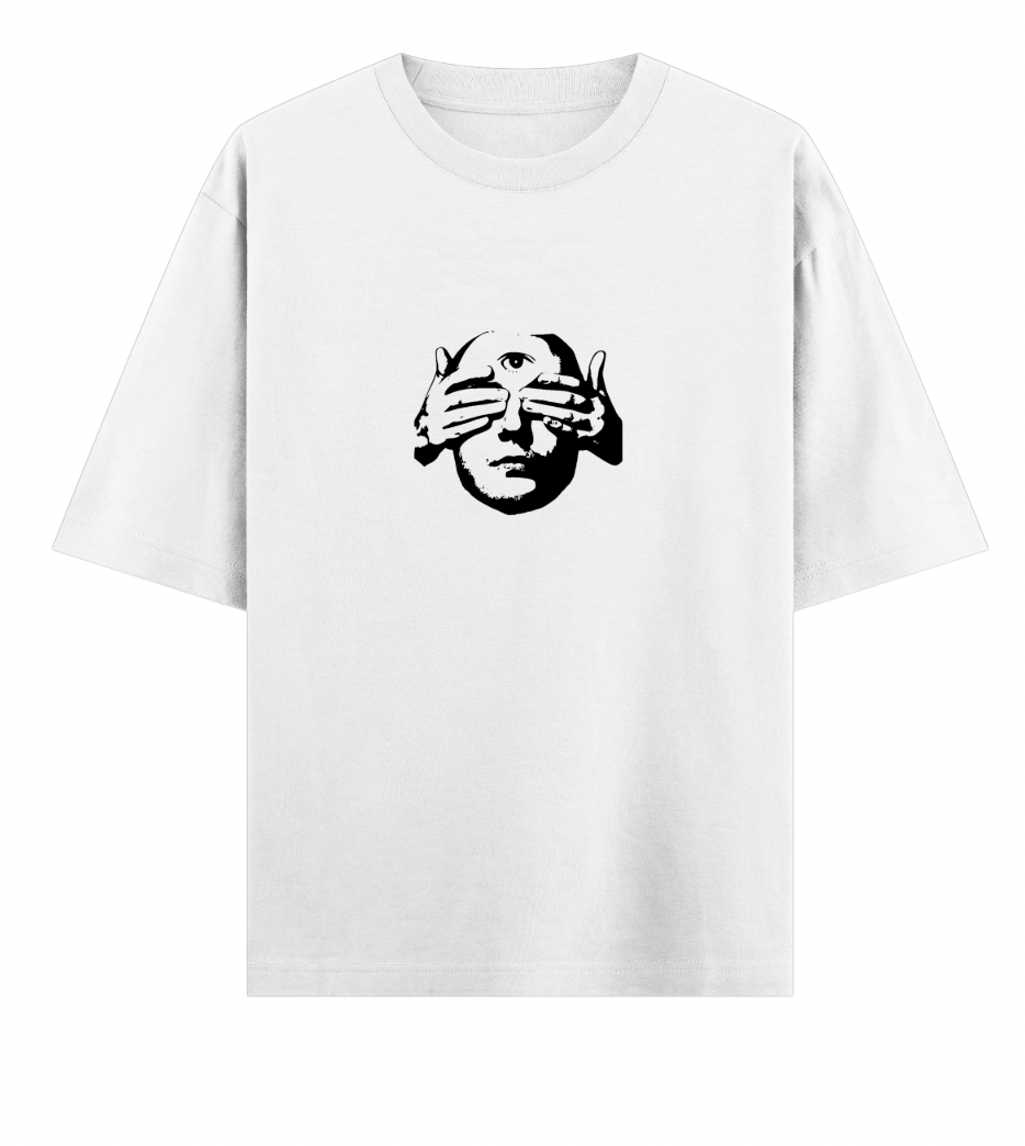 Higgs Boson | YNGN Geeky | Short Sleeve Oversized Tshirt | White