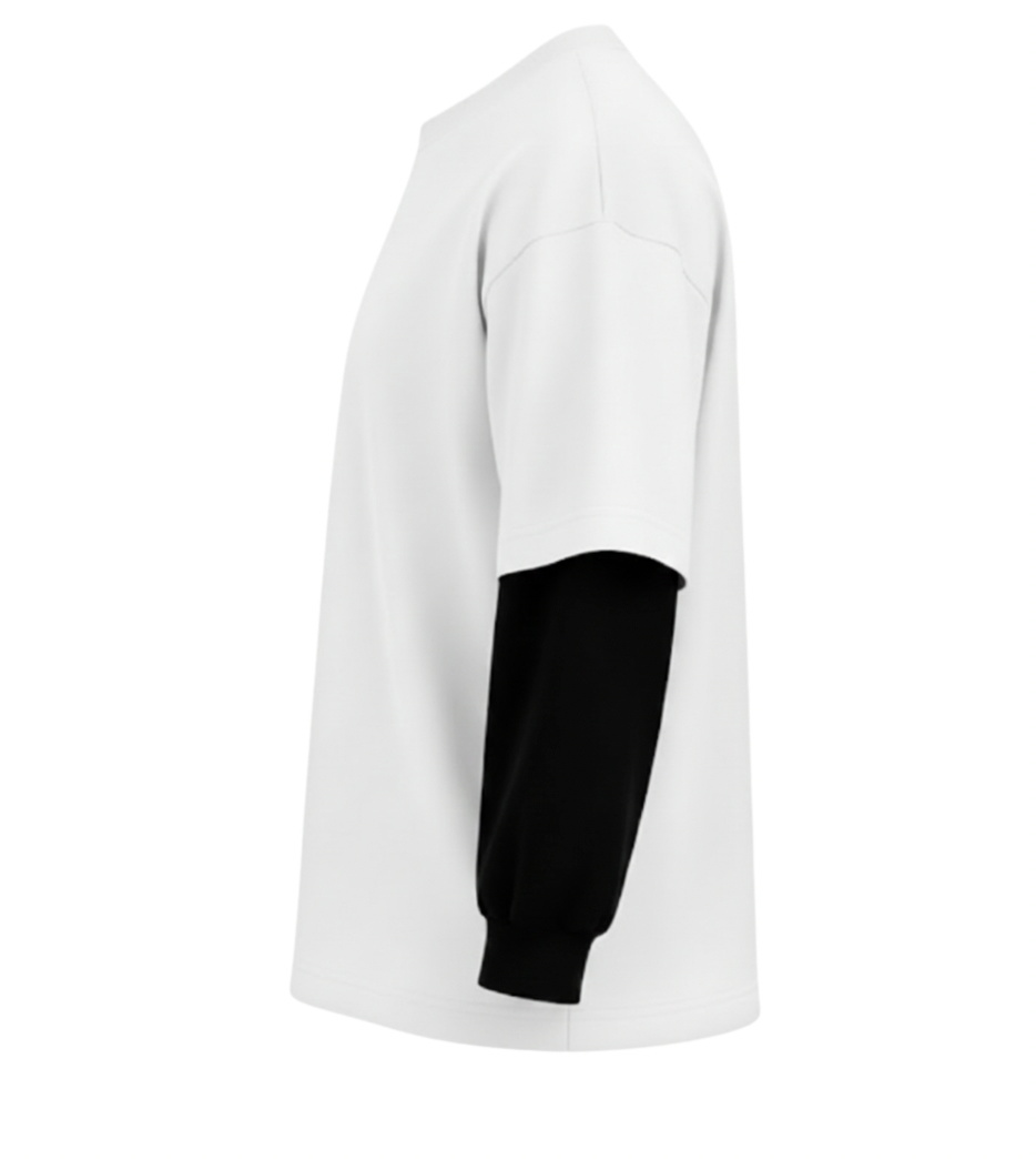 Third Eye Perspective | Long Double Sleeve T-Shirt | White