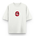 Criss-Cross | YNGN Bold | Short Sleeve Oversized T-shirt | OFF-white