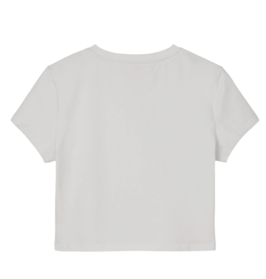 SEXES | YNGN Bold | Baby Tee | White | Pink