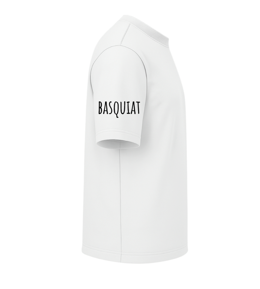 Basquiat Drawings | YNGN Iconic | Short Sleeve Oversized T-shirt | White