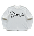 Youngin Originals | Waffle Knit Full Sleeve T- Shirt | White