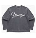 Youngin Originals | Waffle Knit Full Sleeve T-Shirt | AcidWash
