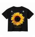 Sunflower | YNGN Pretty | Croped Boxy Fit T-Shirt | Black