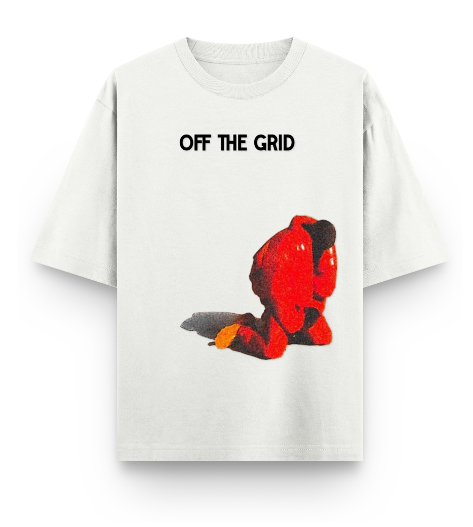 OFF THE GRID | YNGN Iconic | Short Sleeve Oversized t-shirt | Offwhite