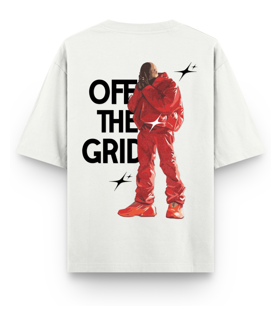OFF THE GRID | YNGN Iconic | Short Sleeve Oversized t-shirt | Offwhite