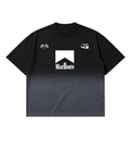 Marlboro F1 Racing | YNGN Iconic | Black Ombré Washed Boxy Fit T-shirt