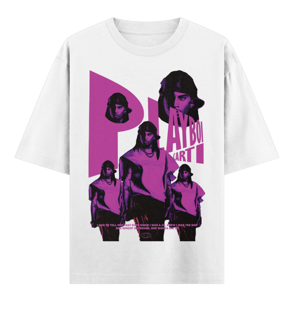 Playboi Carti | YNGN Iconic | Short Sleeve Oversized T-shirt