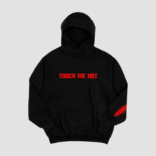 TOUCH ME NOT Merch | YNGN Iconic Hoodie (Black)